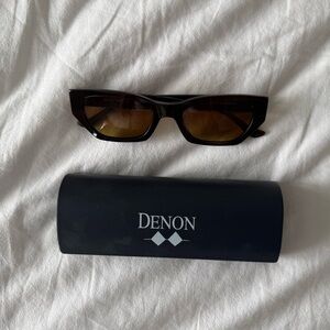 Denon Black Sunglasses with Case
